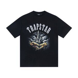 Trapstar Black Trapstar House Print T Shirt